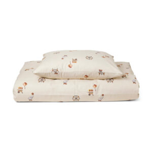 Nuuroo senior posteljnina Bera – Creme Circus